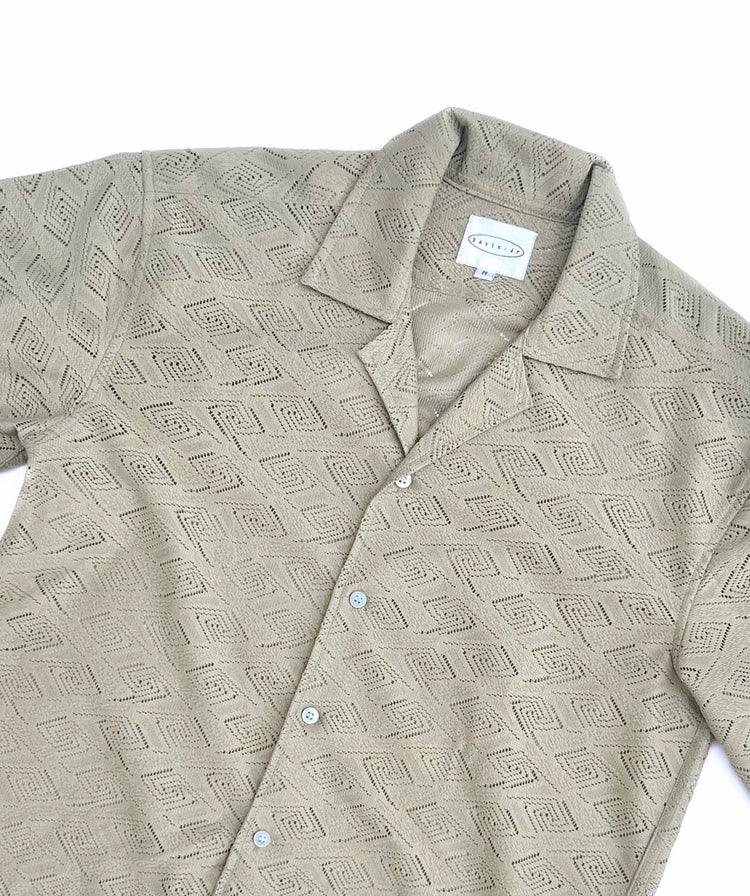 Crafted Cropped Shirt - Light