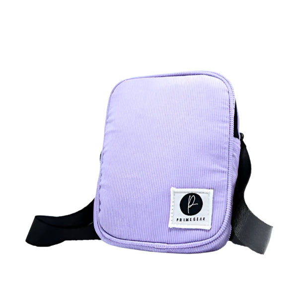 Lavender Corduroy Shoulder Bag Mini