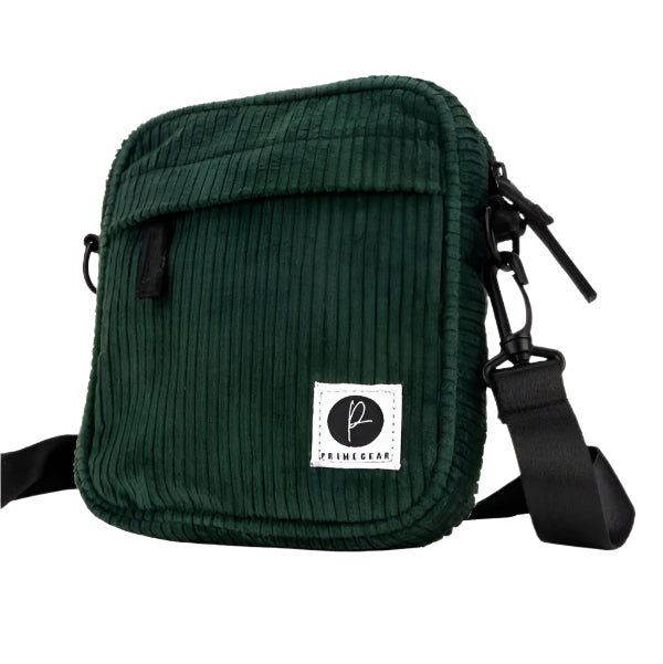 Green Corduroy Shoulder Bag