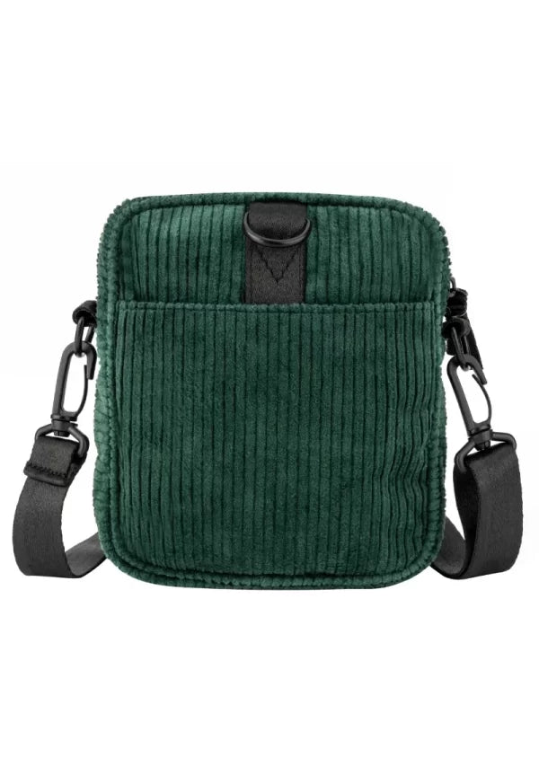 Green Corduroy Shoulder Bag