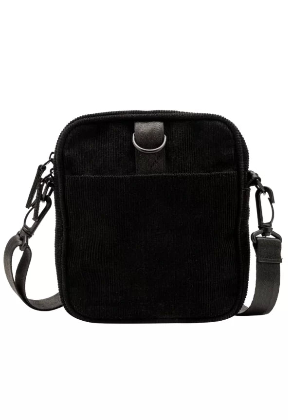 Black Corduroy Shoulder Bag