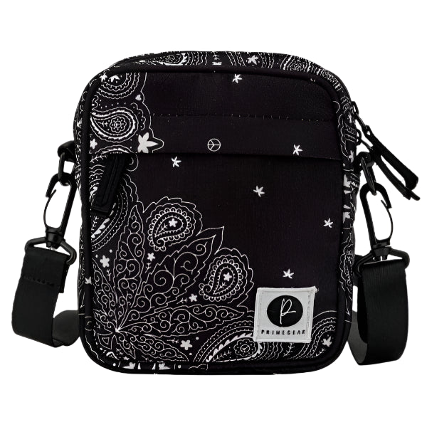 Black Bandana Print Shoulder Bag