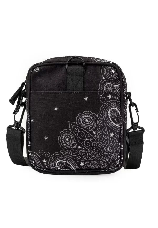 Black Bandana Print Shoulder Bag