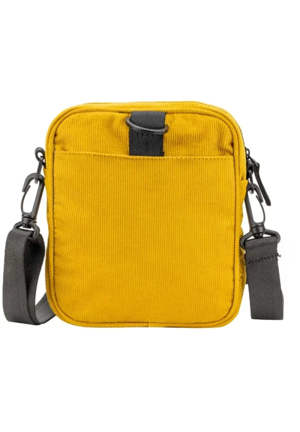 Yellow Corduroy Shoulder Bag