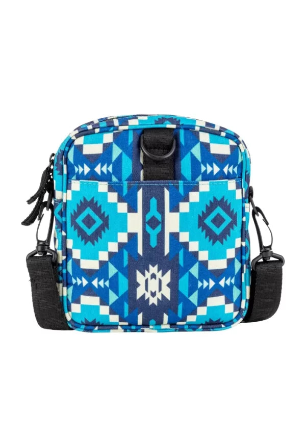 Blue Aztec Shoulder Bag