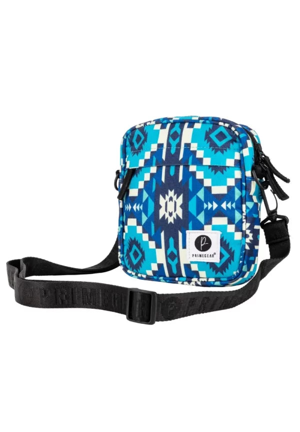 Blue Aztec Shoulder Bag