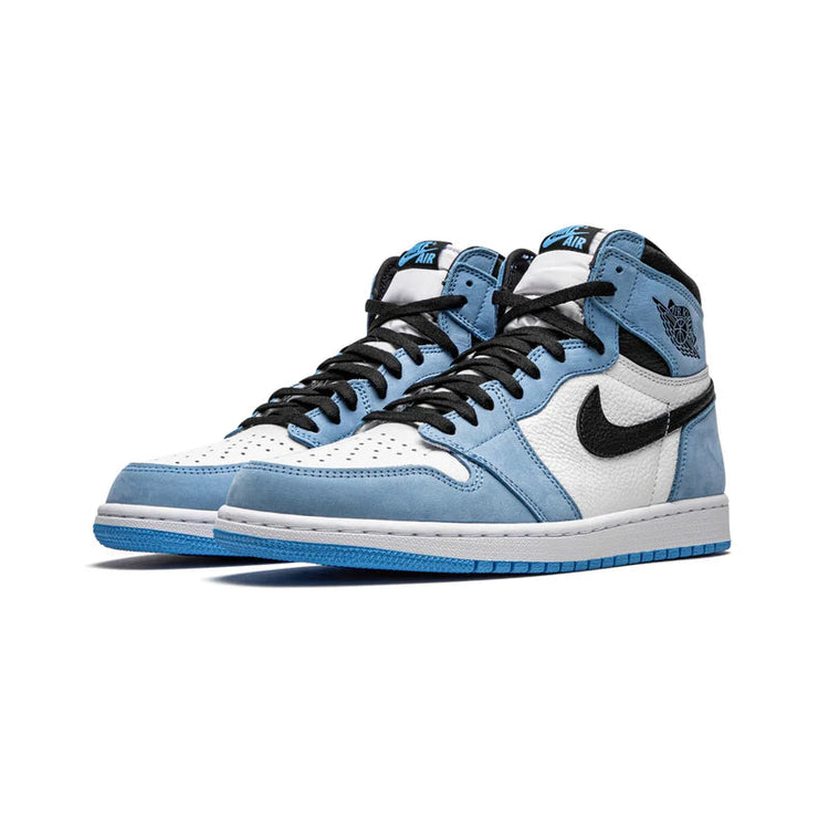 Jordan 1 Retro High White University Blue Black UNC