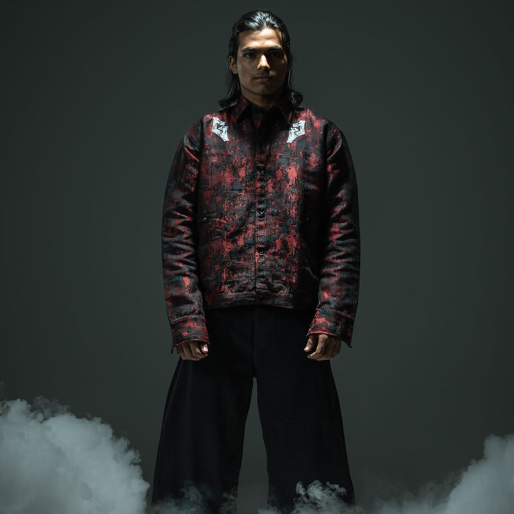 Arcane jacket red black