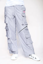 Load image into Gallery viewer, ICED GREY FLAP POCKET TROUSERS

