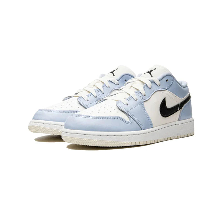 Jordan 1 Low Ice Blue Black (GS)