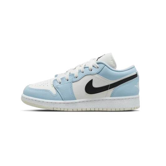 Jordan 1 Low Ice Blue Black (GS)