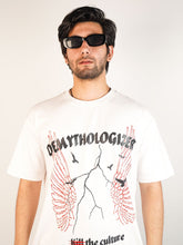 Load image into Gallery viewer, Demythologizer- Oversized White T-shirt

