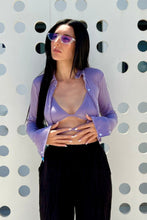 Load image into Gallery viewer, Purple Backless Shirt
